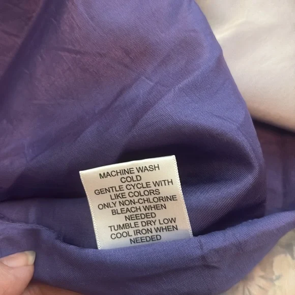 Bea & Dot By ModCloth Sleeveless Floral Dress Lined Pockets Purple Pink Size 4X - Picture 8 of 9